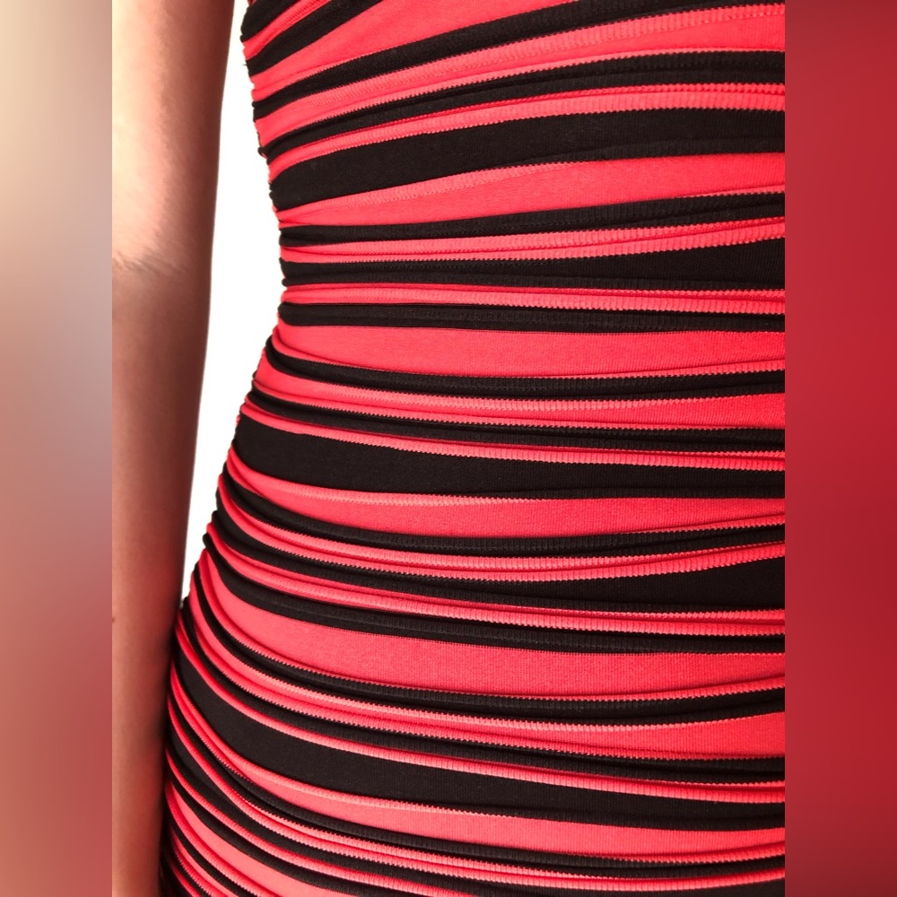 Bebe Strapless BodyCon Midi Dress – XS | Lined, Stretch Fit - Picture 9 of 13